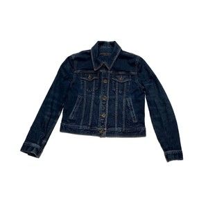 Lauren Jean Co. Premium Women's Ralph Lauren Denim Trucker Jacket Size XS